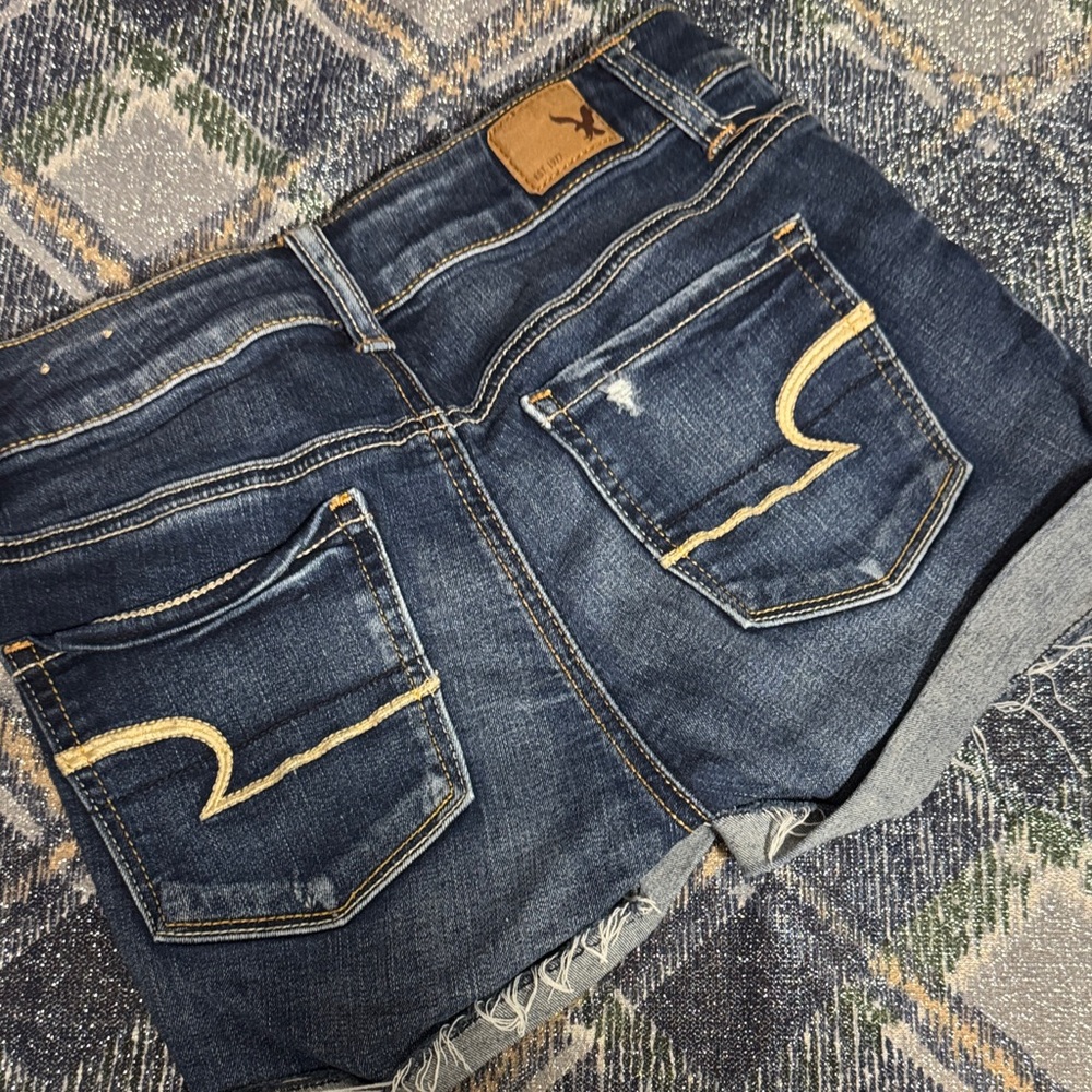 American Eagle Blue Denim Shorts